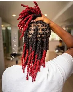 Coloration partielle sur Dreads Locks
